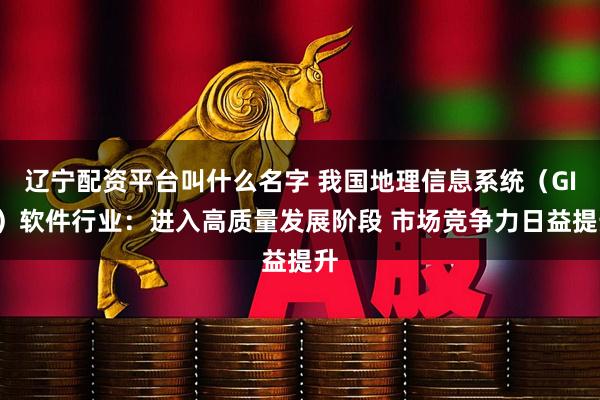 辽宁配资平台叫什么名字 我国地理信息系统（GIS）软件行业：进入高质量发展阶段 市场竞争力日益提升